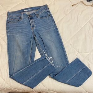 Old navy power jean back seam